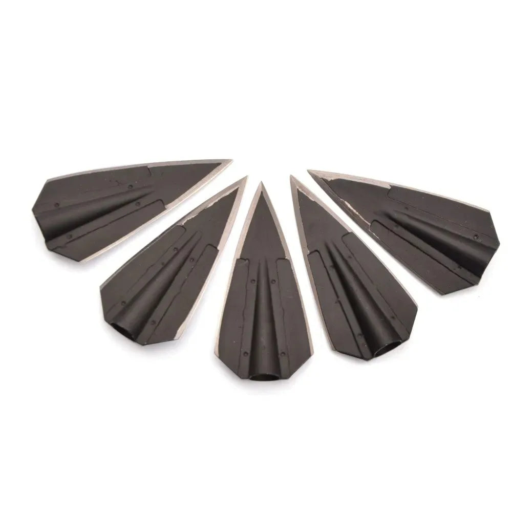 Alloy Steel Blade Arrowheads 115Grain Hunting Broadheads 12pcs Archery Arrow Points for OD 8mm Carbon Arrow Shaft Outdoor Target Practice