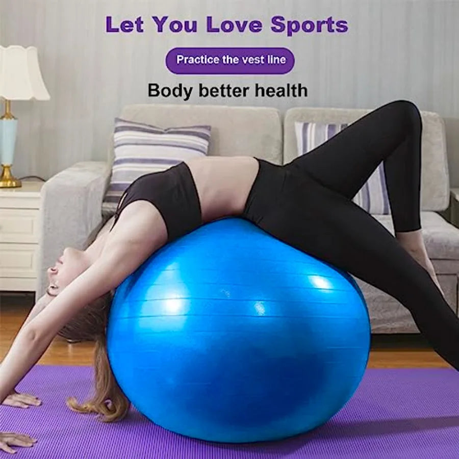 Explosion Proof Stability Yoga Exercise Ball Pump Fitness Balance Training