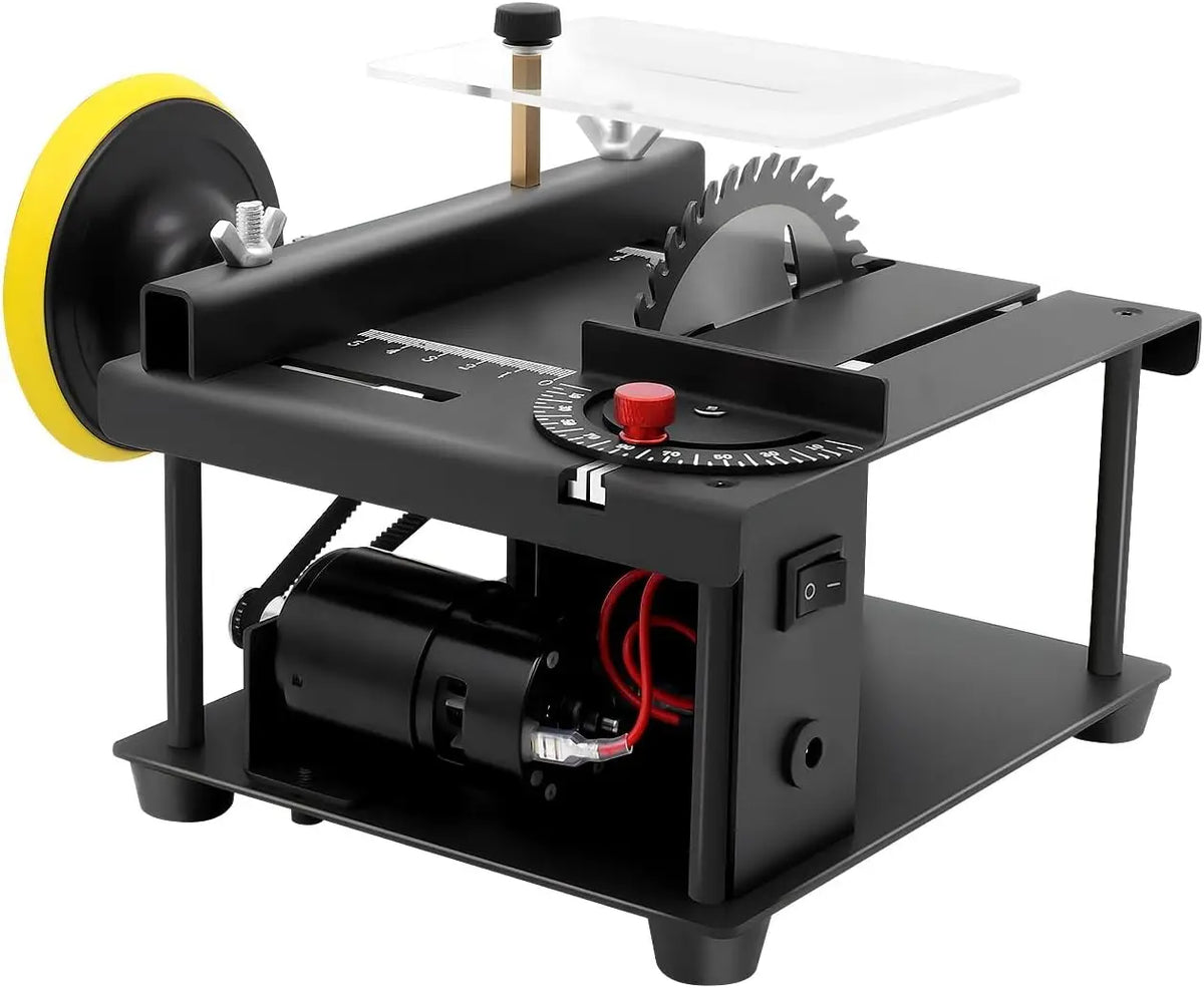 Mini Table Saw Adjustable Cutting Angle For Wood Metal Plastic