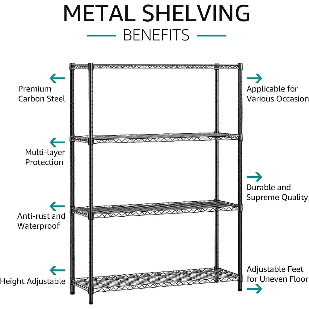 Heavy Duty Adjustable Steel Storage Shelving System