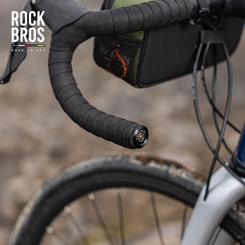 ROCKBROS ROAD TO SKY Bicycle Concealed Lock Portable Road Bike Curved Handlebar Plug Lock Anti-theft Cable Lock Bike Accessories