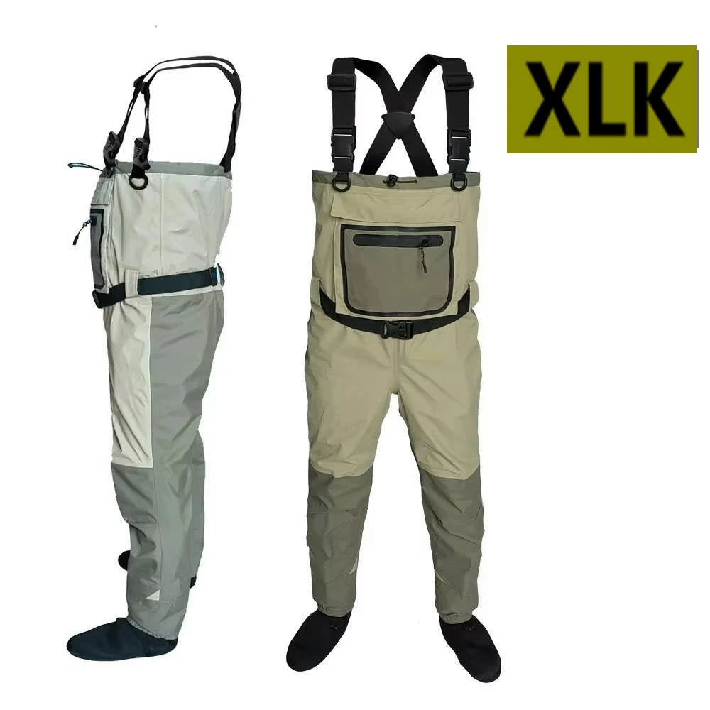 Eluanishi Neoprene Fly Fishing Waders Quick Dry Waterproof Boots