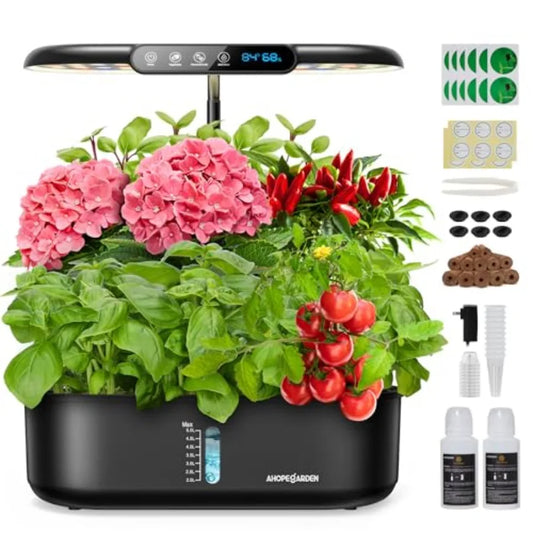 Indoor Hydroponic Herb Garden System With Full Spectrum Led Light
