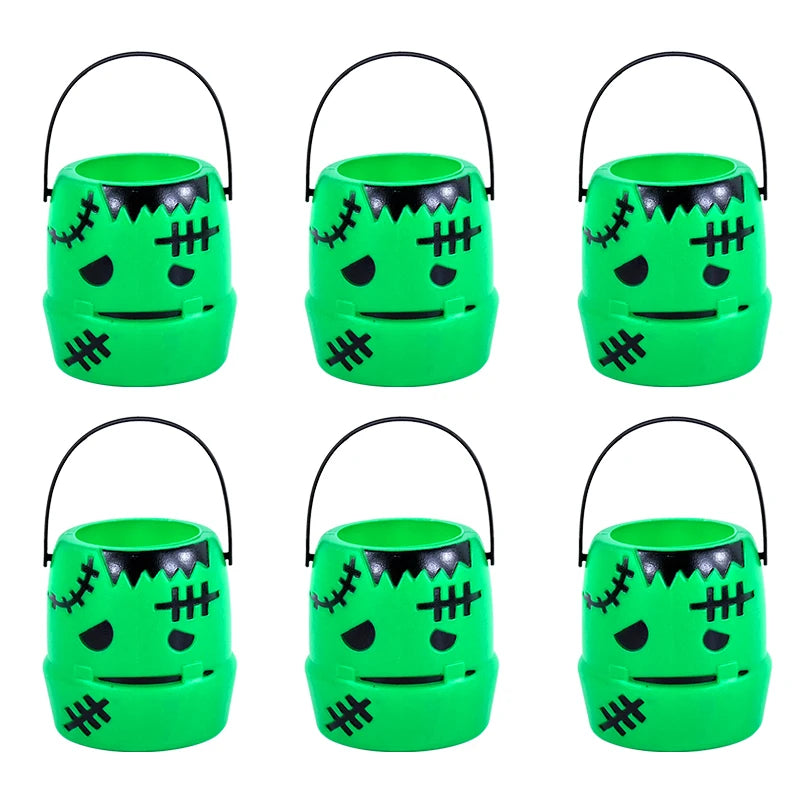 Premium Plastic Halloween Pumpkin Candy Bucket for Trick or Treat