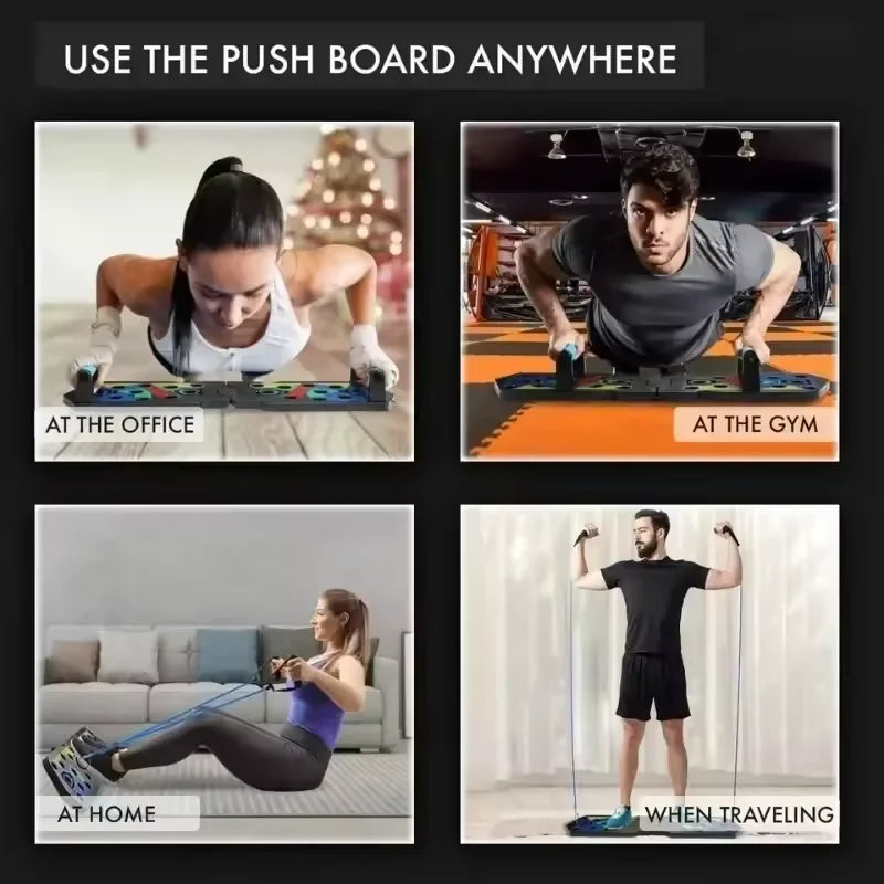 Multifunctional Push Up Board for Home Strength Training Workouts