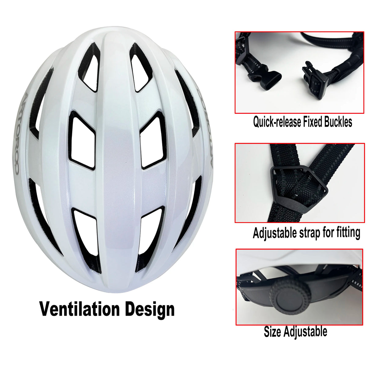 Artoroo Ultralight Road Bike Helmet For Daily Cycling