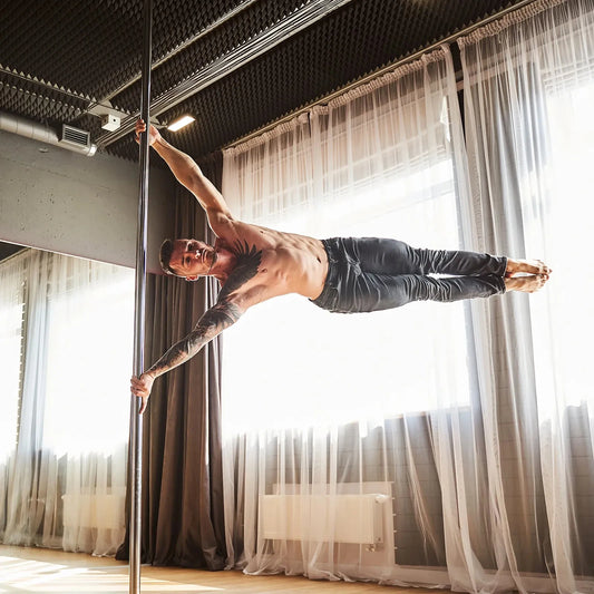 SIHAO Adjustable Stainless Steel Spinning And Static Dance Pole Kit