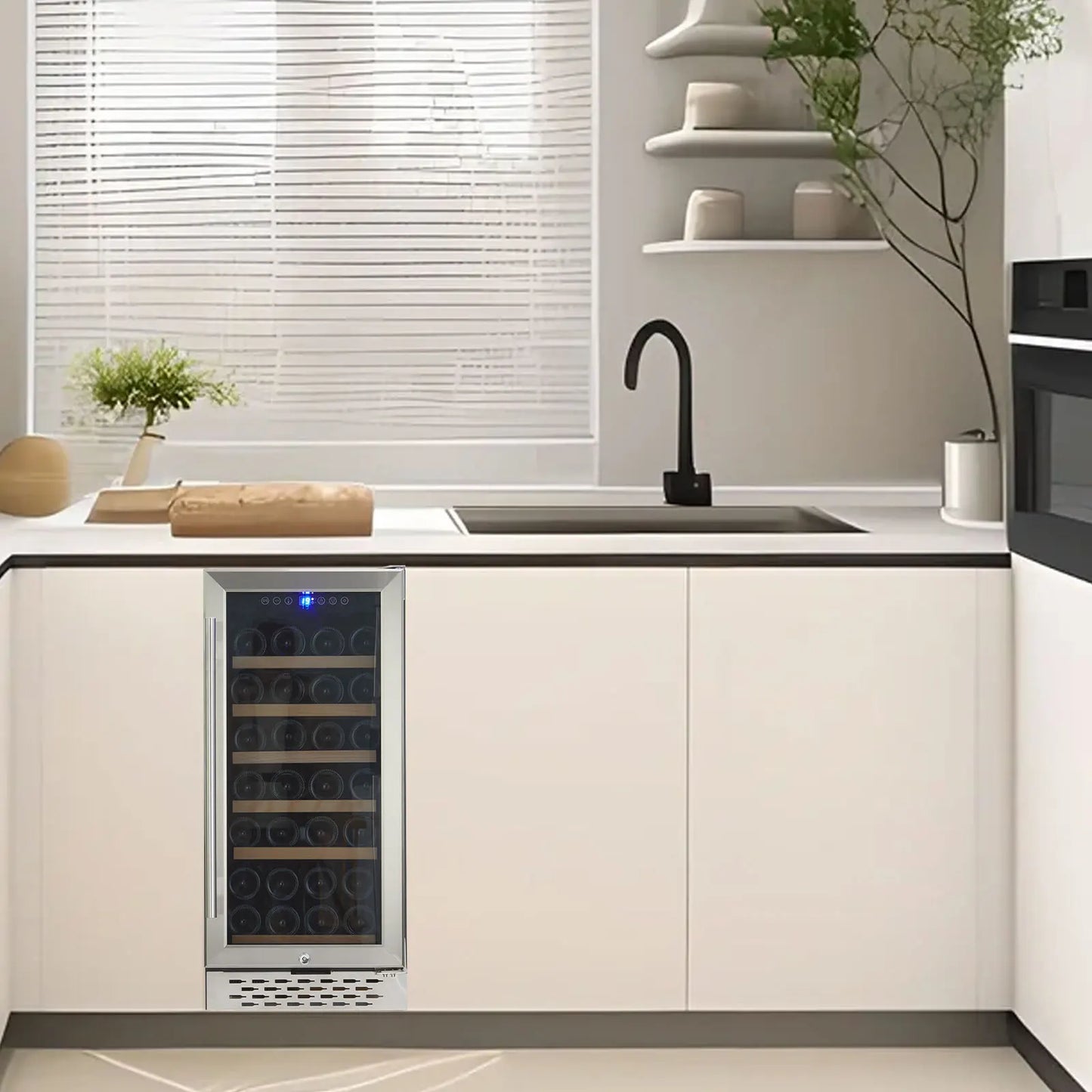 Acekool Single Zone Wine Refrigerator With Digital Thermostat