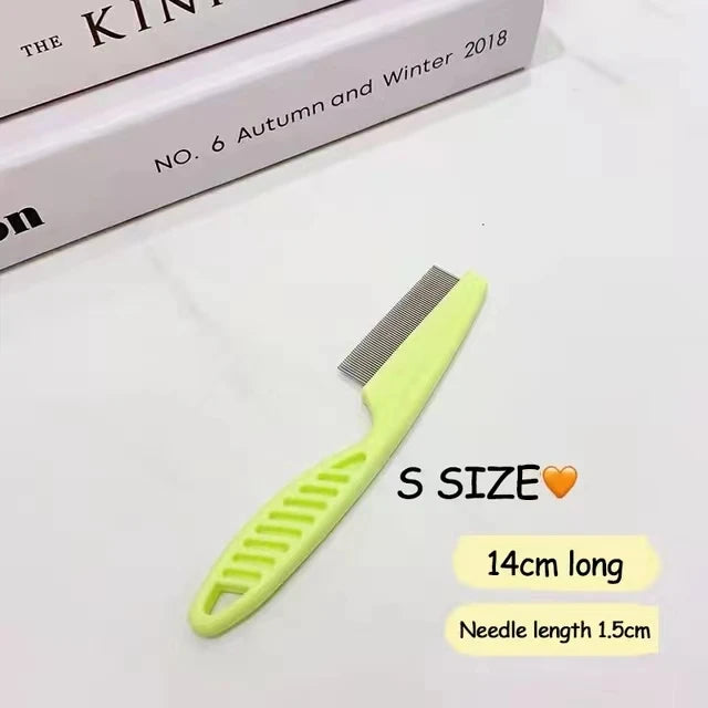 Stainless Steel Flea Comb for Dogs and Cats Grooming