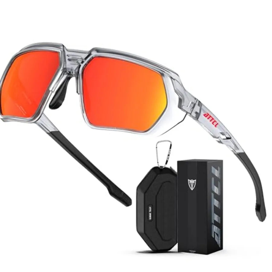Sports Polarized Sunglasses With UV400 Protection And TR90 Frame