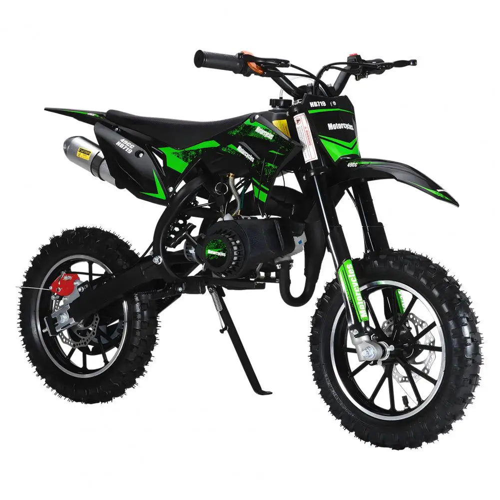 Kids 49Cc Two Stroke Gas Powered Mini Dirt Bike Motorcycle