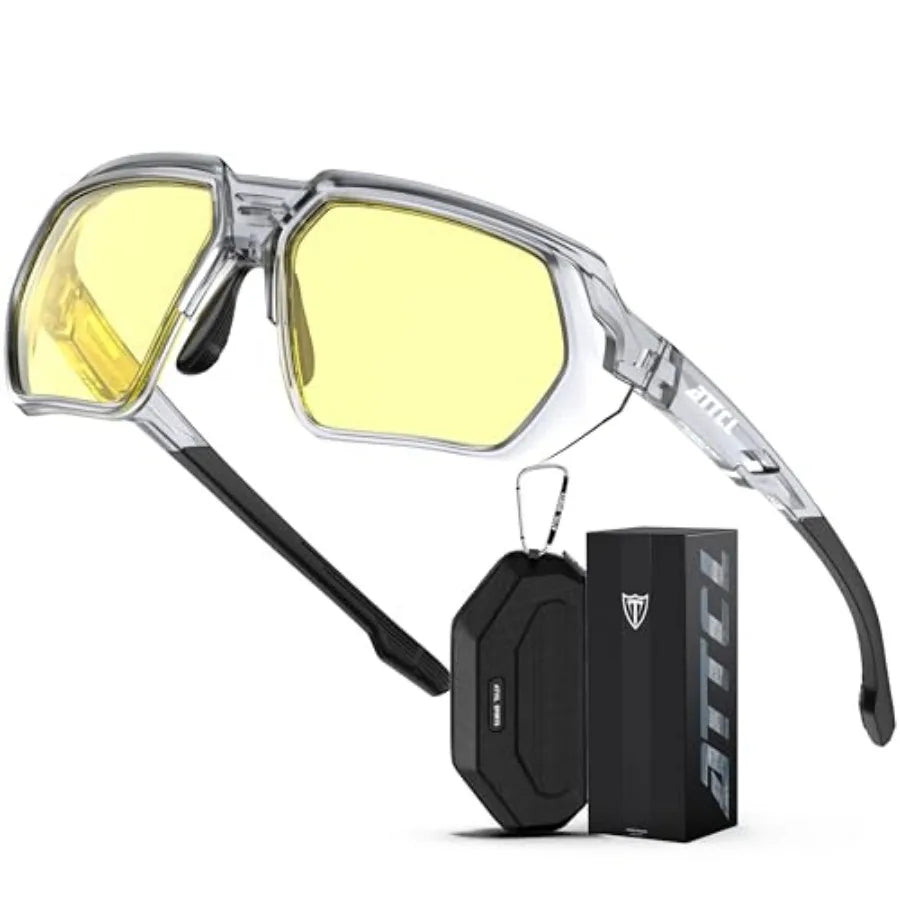 Sports Polarized Sunglasses With UV400 Protection And TR90 Frame