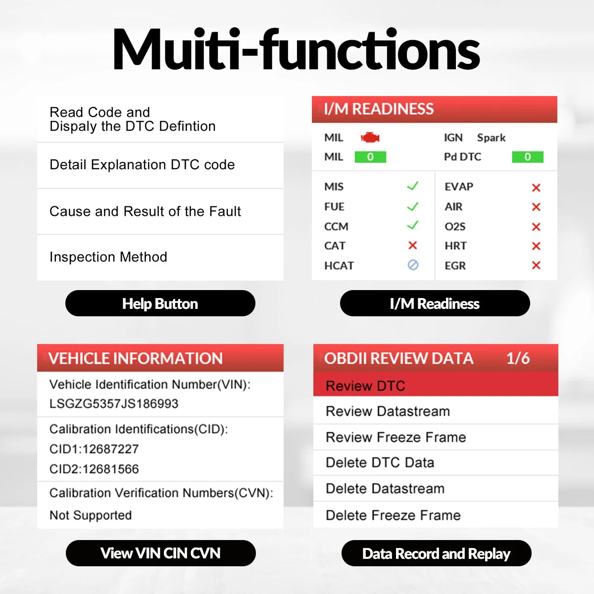 Launch Creader CR529 OBD2 Auto Diagnostic Code Reader