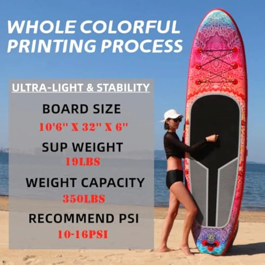 Adult Inflatable Stand Up Paddleboard With Premium Accessories