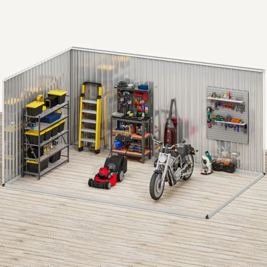Mdng Plastic Outdoor Storage Shed For Backyard And Patio