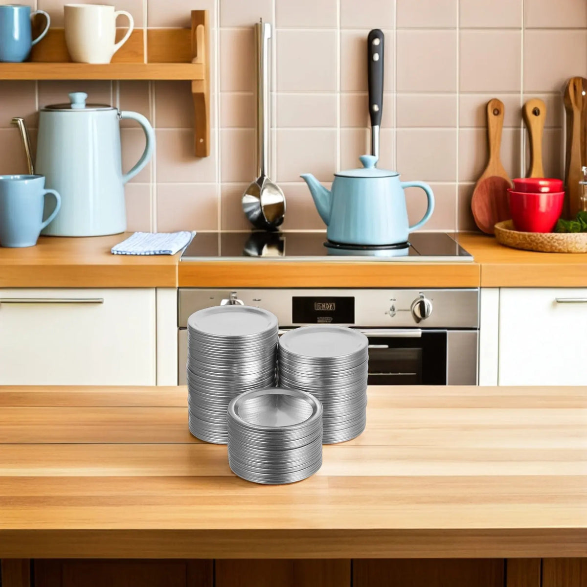 Replacement Mason Jar Canning Lids For Home Food Storage