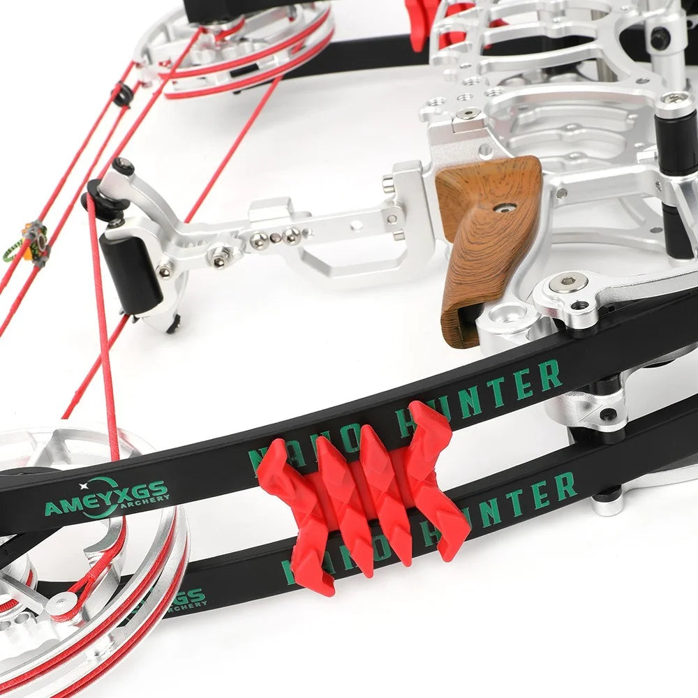30-70lbs Compound Bow Adjustable Dual-Purpose 80% Let-off High Speed 420FPS for Hunting Shooting Steel Ball and Target Practice Right Hand Archery