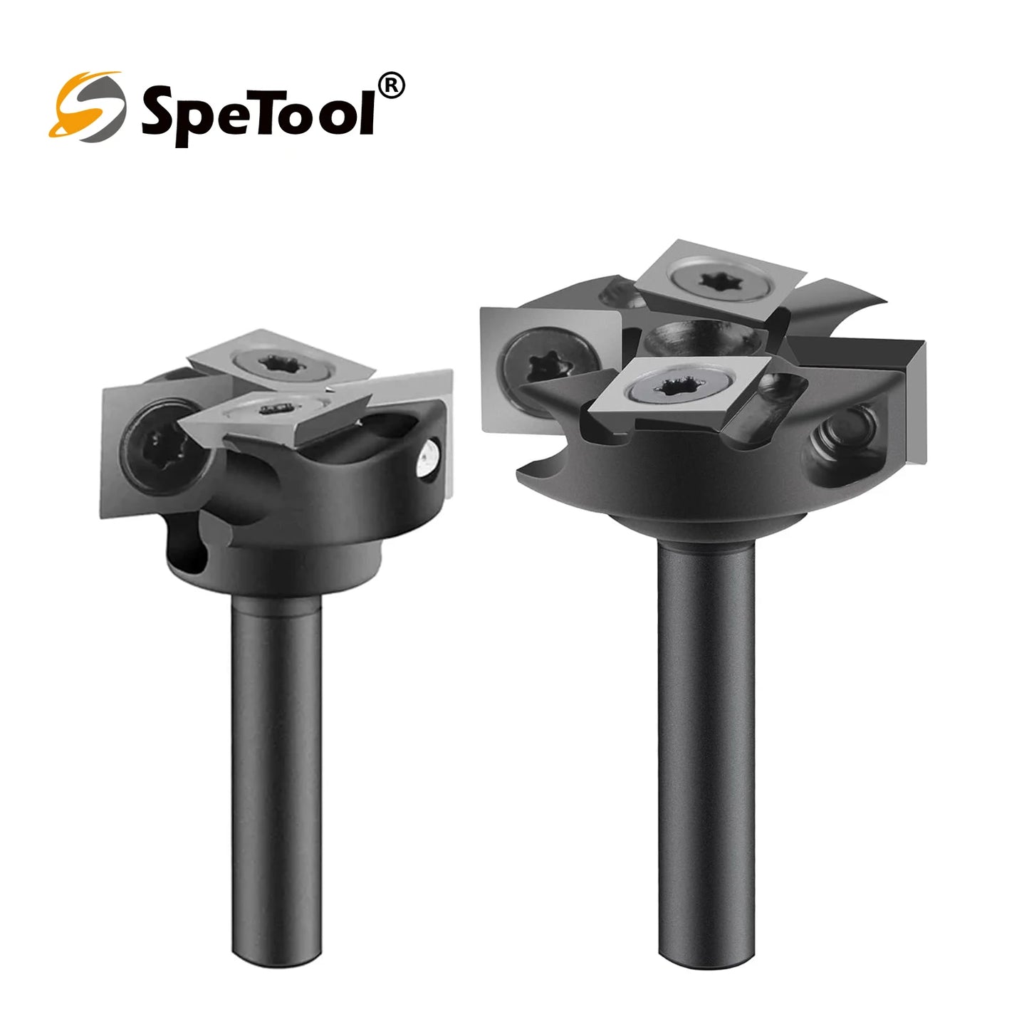 SpeTool Carbide Insert Spoilboard Surfacing Router Bit For Woodworking