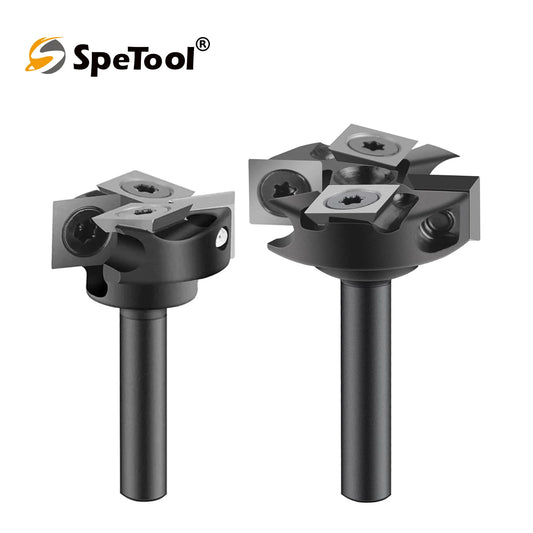 SpeTool Carbide Insert Spoilboard Surfacing Router Bit For Woodworking