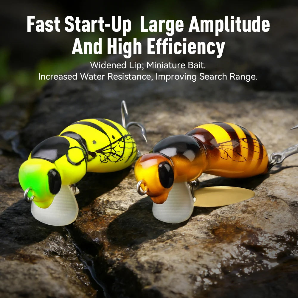 Kingdom Wasp Minnow Topwater Fishing Lure Artificial Bait