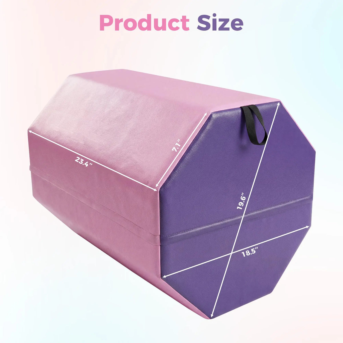 Octagon Backbend Somersault Trainer Mat for Gymnastics and Cheerleading