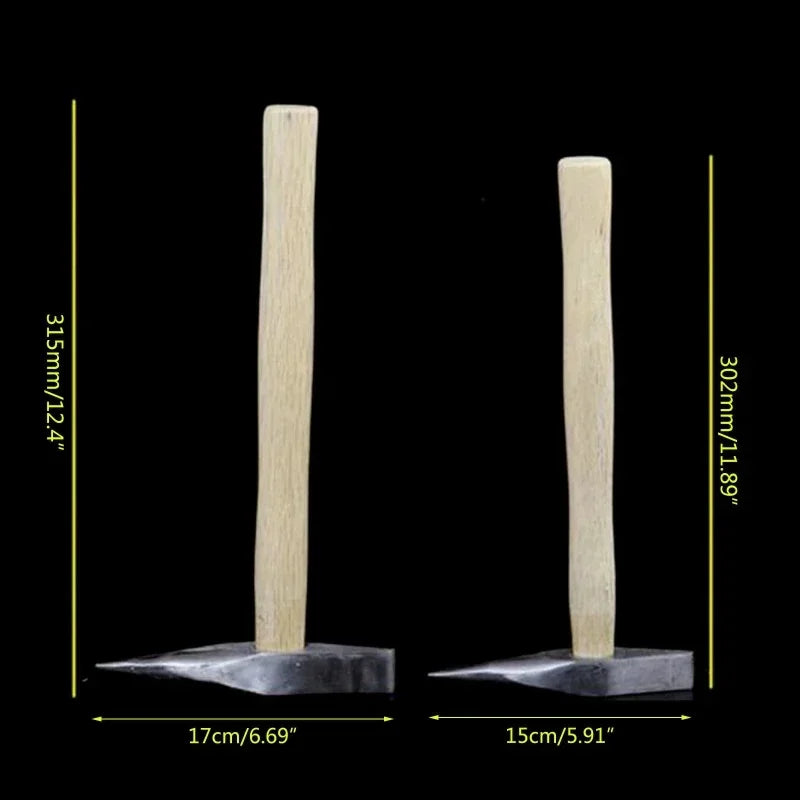 Heavy Duty Steel Welding Chipping Hammer With Wooden Handle