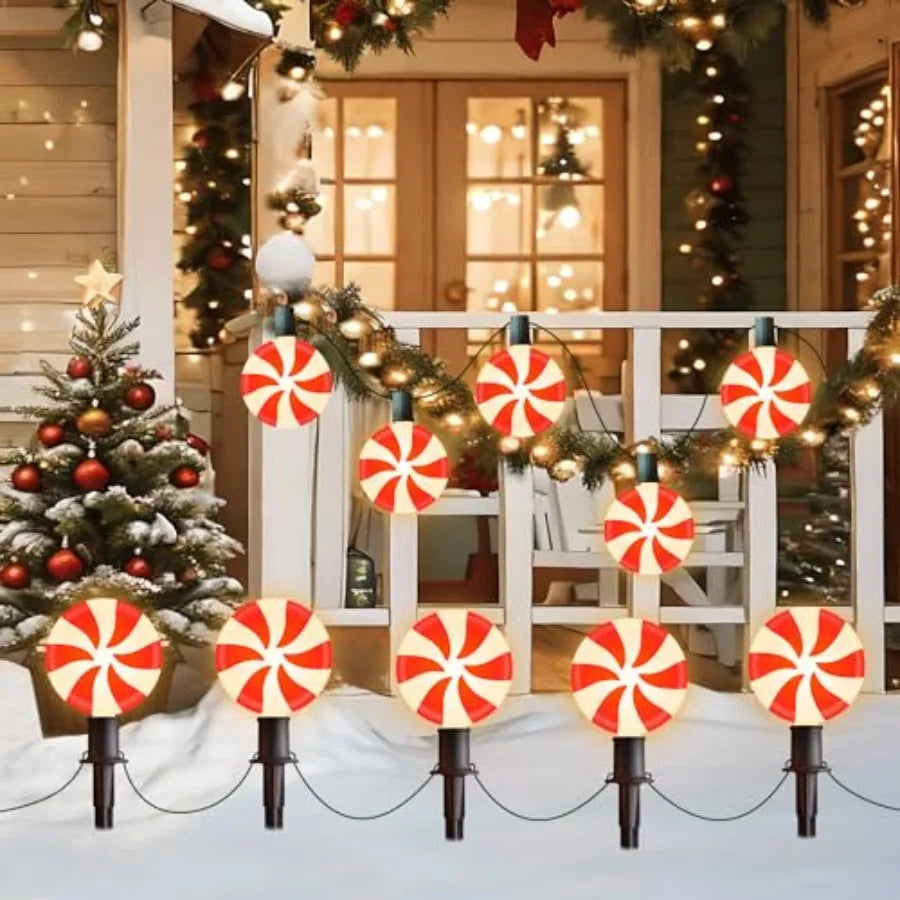 Led Angel Garden Pathway Lights Outdoor Christmas Decor