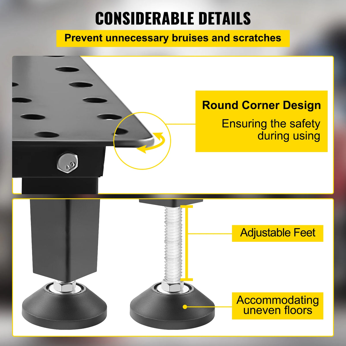 SucceBuy Heavy Duty Welding Table For Professional Use