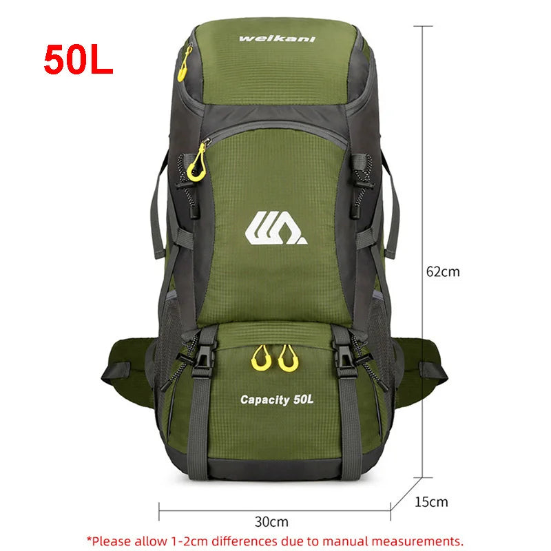 Scione Waterproof Travel Backpack For Hiking And Mountaineering Adventures