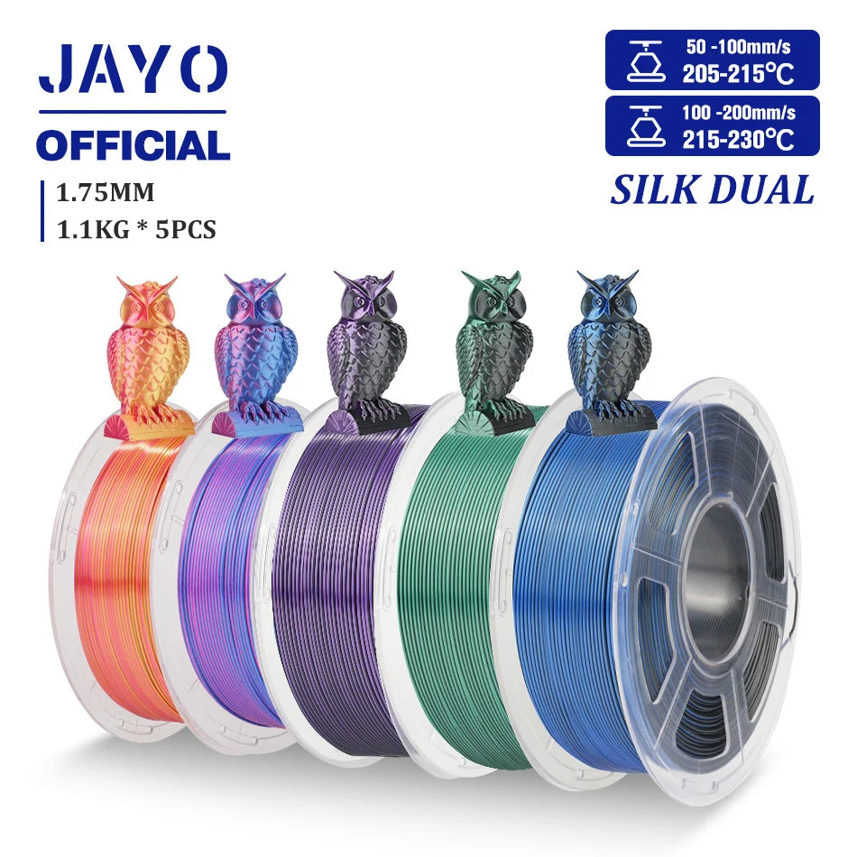 JAYO Premium PLA Filament For 3D Printing Low Shrinkage