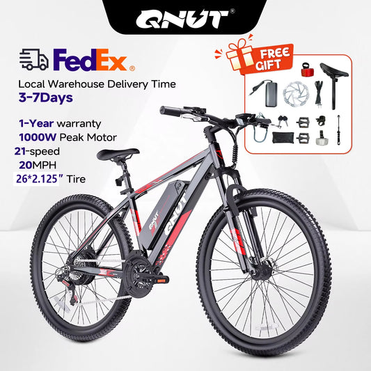QNUT Victor 3.0 Mountain Electric Bike With 1000 Watt Motor
