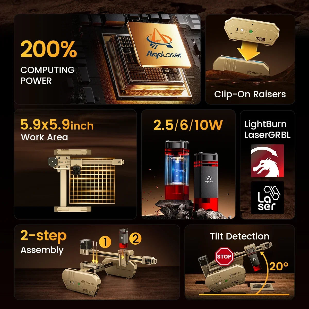 Algolaser Compact Laser Engraver For Wood And Metal Projects