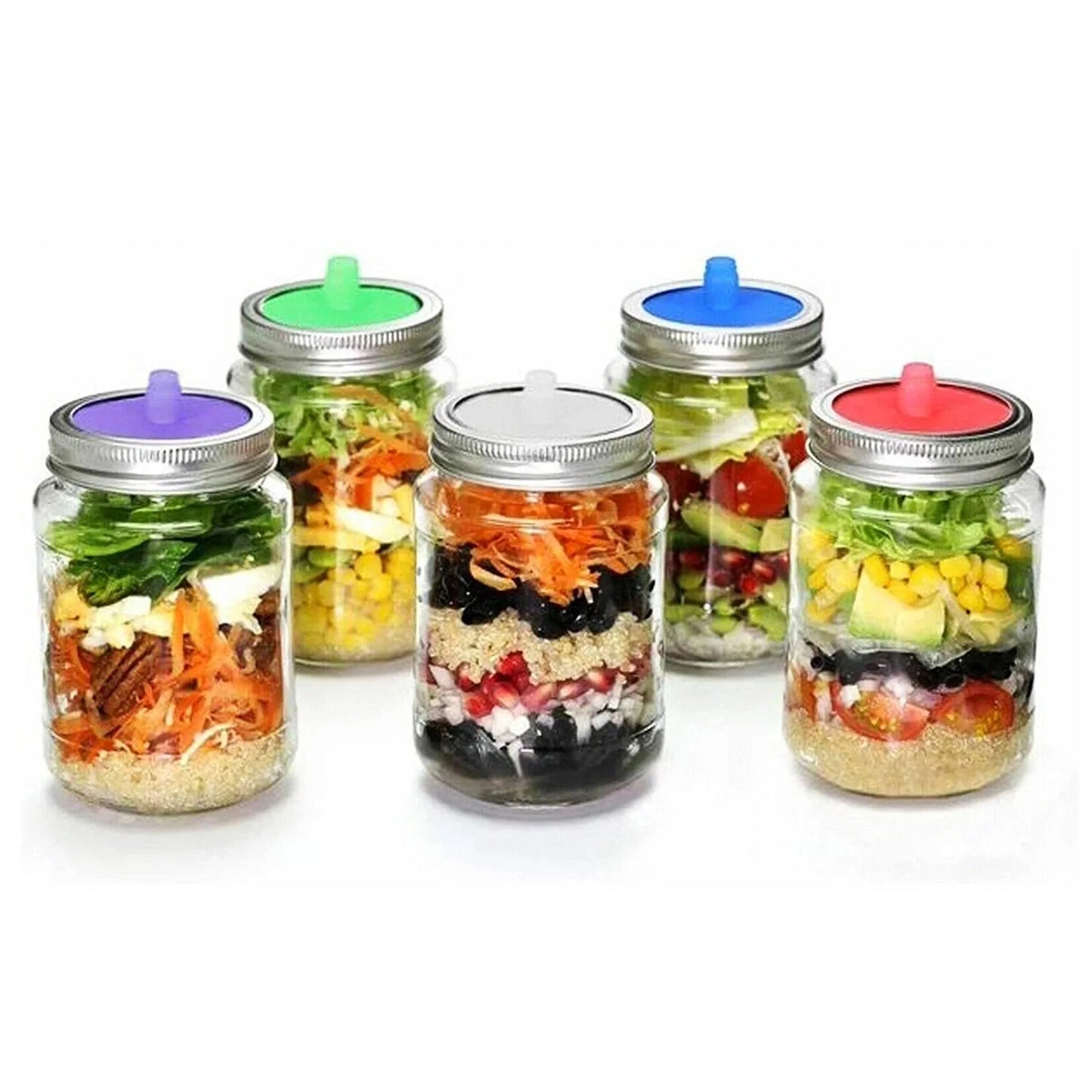 Premium Silicone Mason Jar Fermenting Lids With Auto Vent