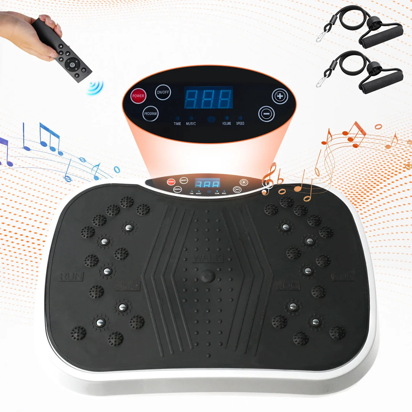 Full Body Vibration Plate Exercise Machine With Remote Control