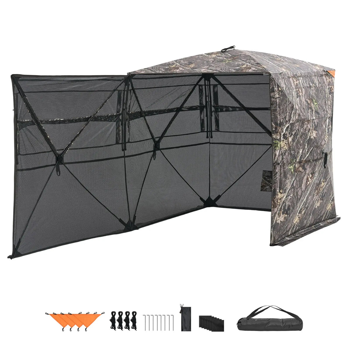SucceBuy Ground Hunting Blind With Silent Door And Carry Bag