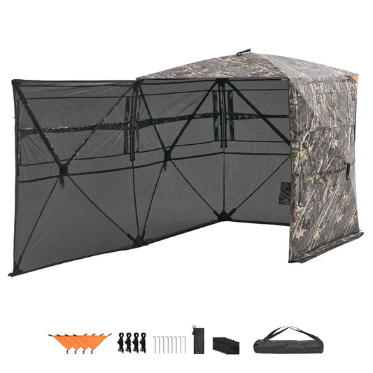 SucceBuy Ground Hunting Blind With Silent Door And Carry Bag