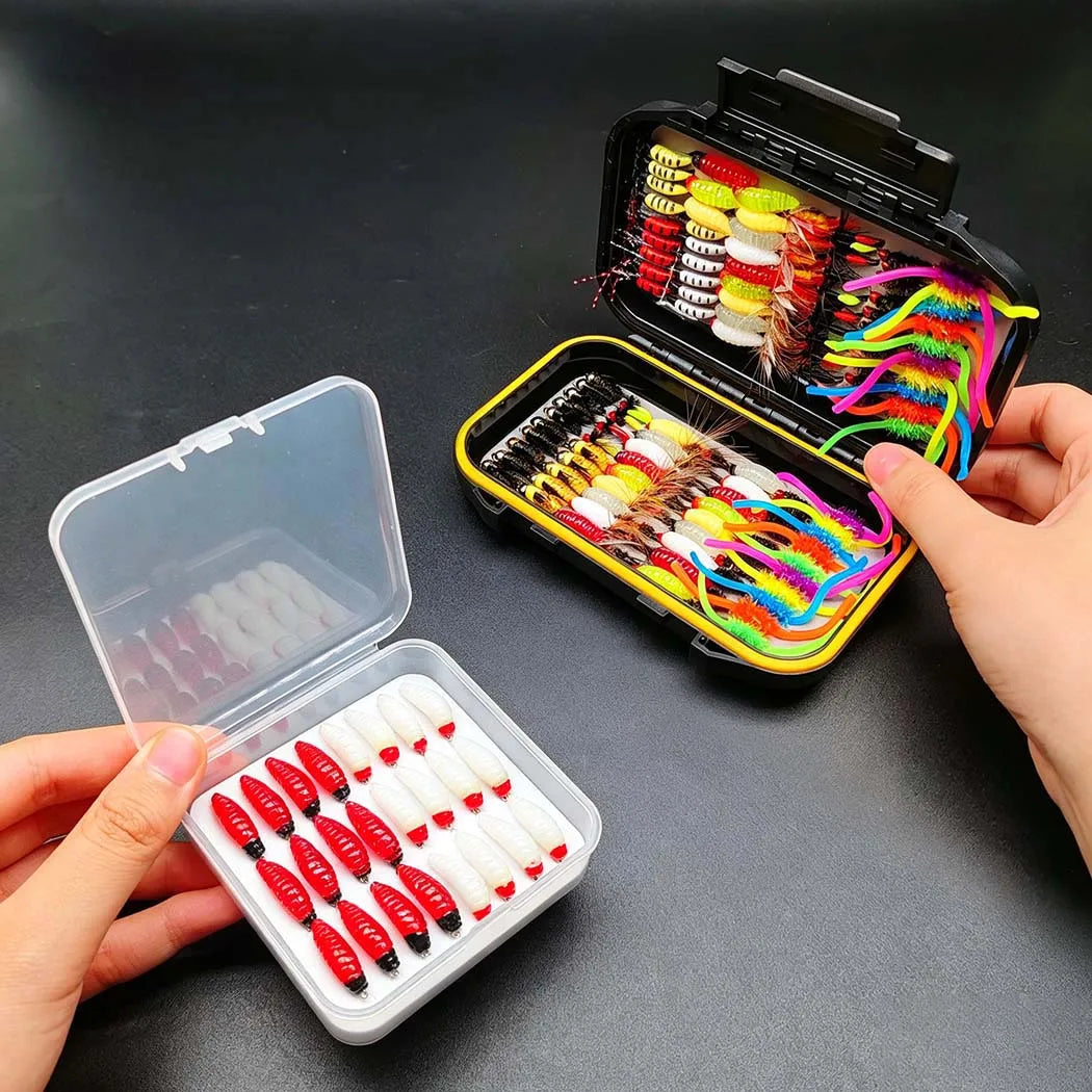 Professional Fly Fishing Kit With Dry Wet Nymph Trout Lures