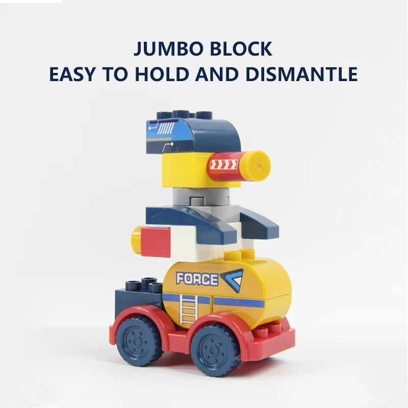 SALYWEE Large Particle Building Blocks Dinosaur Mechanical Creative Educational Toy