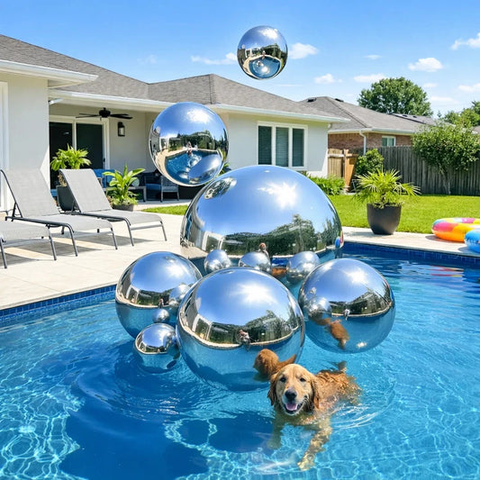 Reusable Inflatable Mirror Balls With Air Pump For Parties