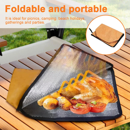 BBQ Blanket for Resting Meat Reusable Smoker Meat Resting Blanket Barbecue Blanket BBQ Accessories for Large Brisket/Beef/Turkey
