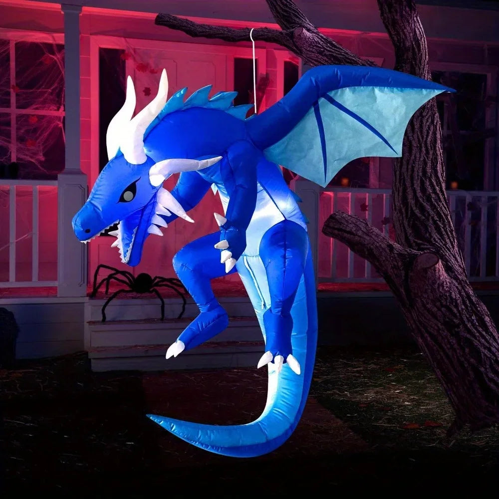 Halloween Dragon Inflatable Outdoor Lighted Yard Decoration