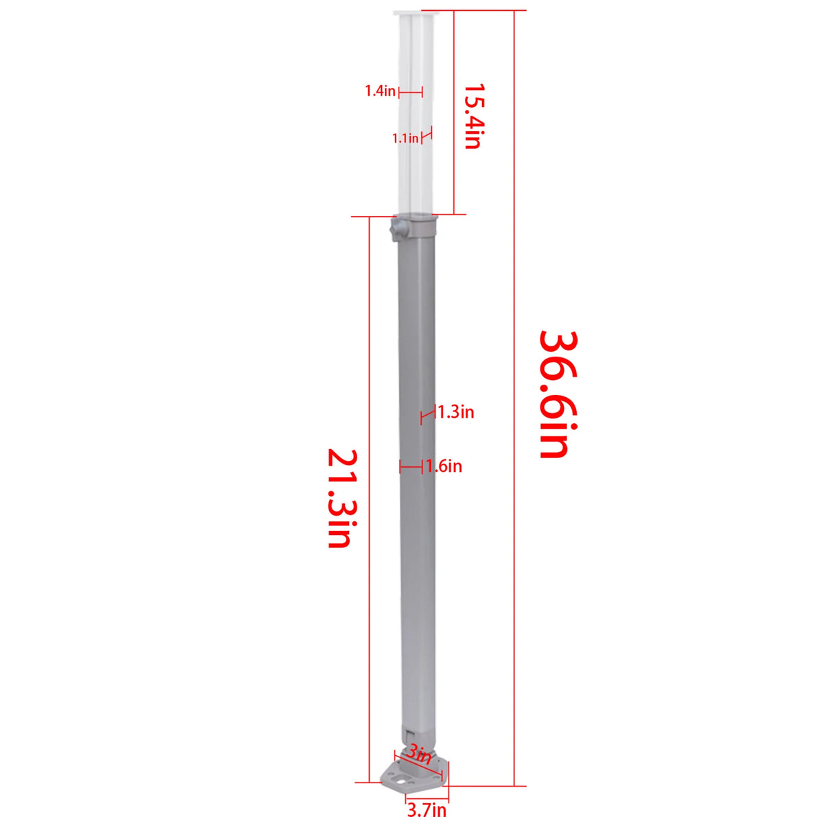 HWHongRV Folding Telescoping Height Adjustable RV Table Support