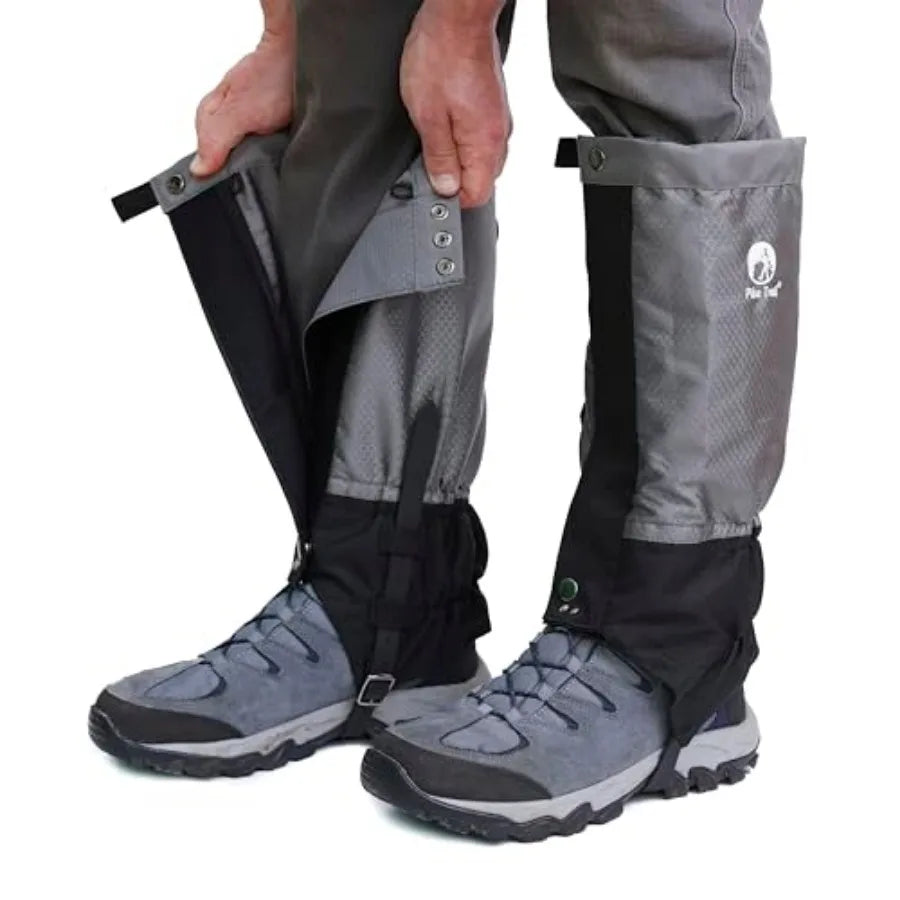 Adjustable Hiking Leg Gaiters for Hunting, Trekking, and Outdoor Protection