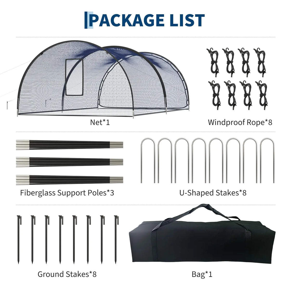 Portable Baseball Batting Cage With Pitching Machine Hole And Detachable Door Pop Up Backyard Batting Cage For Practice
