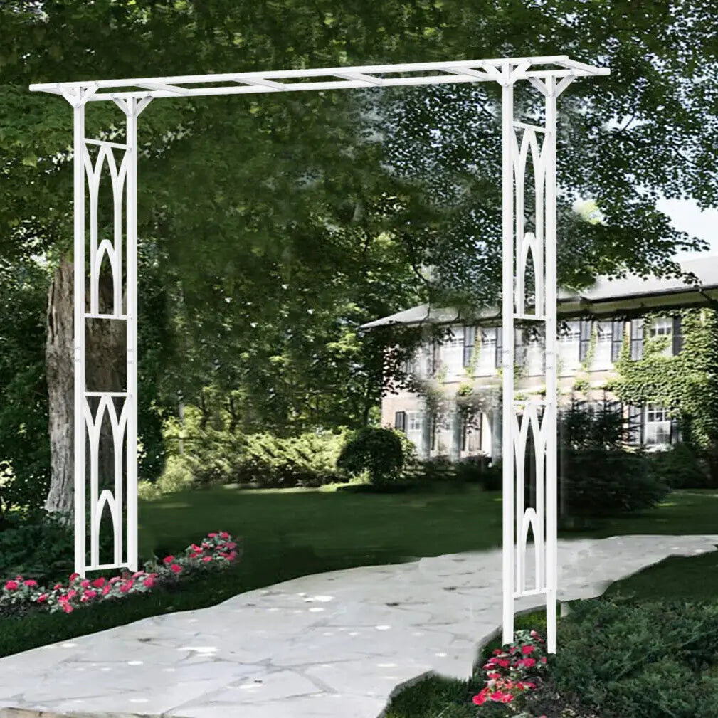 Premium Metal Garden Arch For Patio Outdoor Wedding Decor