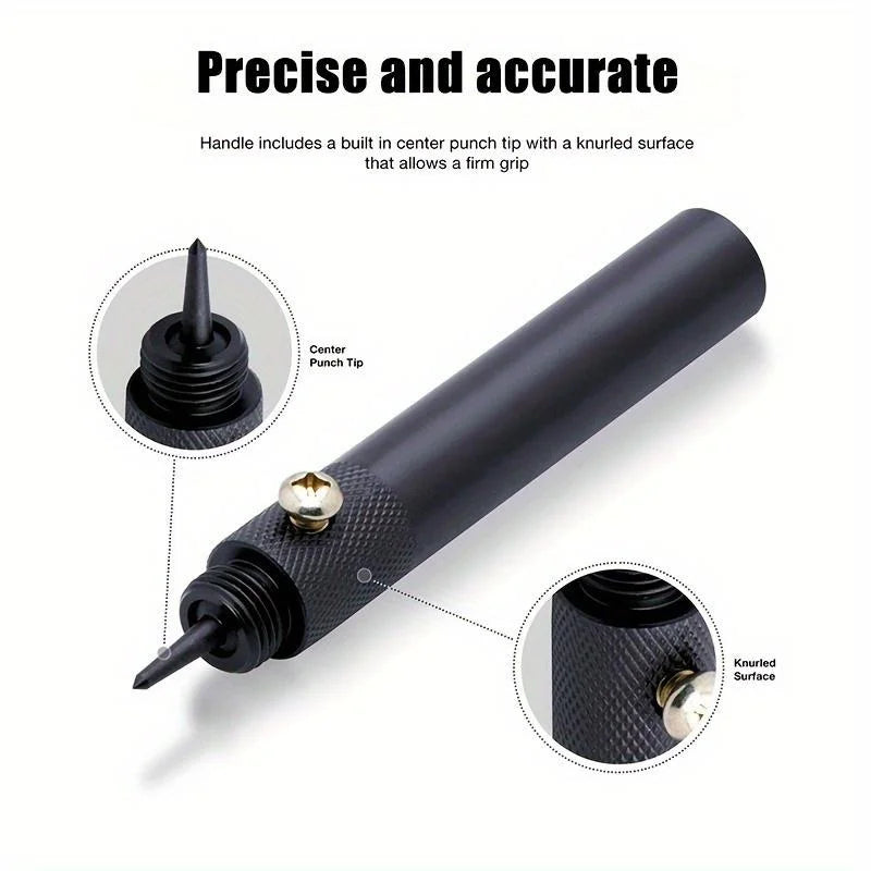 Heavy Duty Leather Hole Punch Set Interchangeable Dies For Crafting