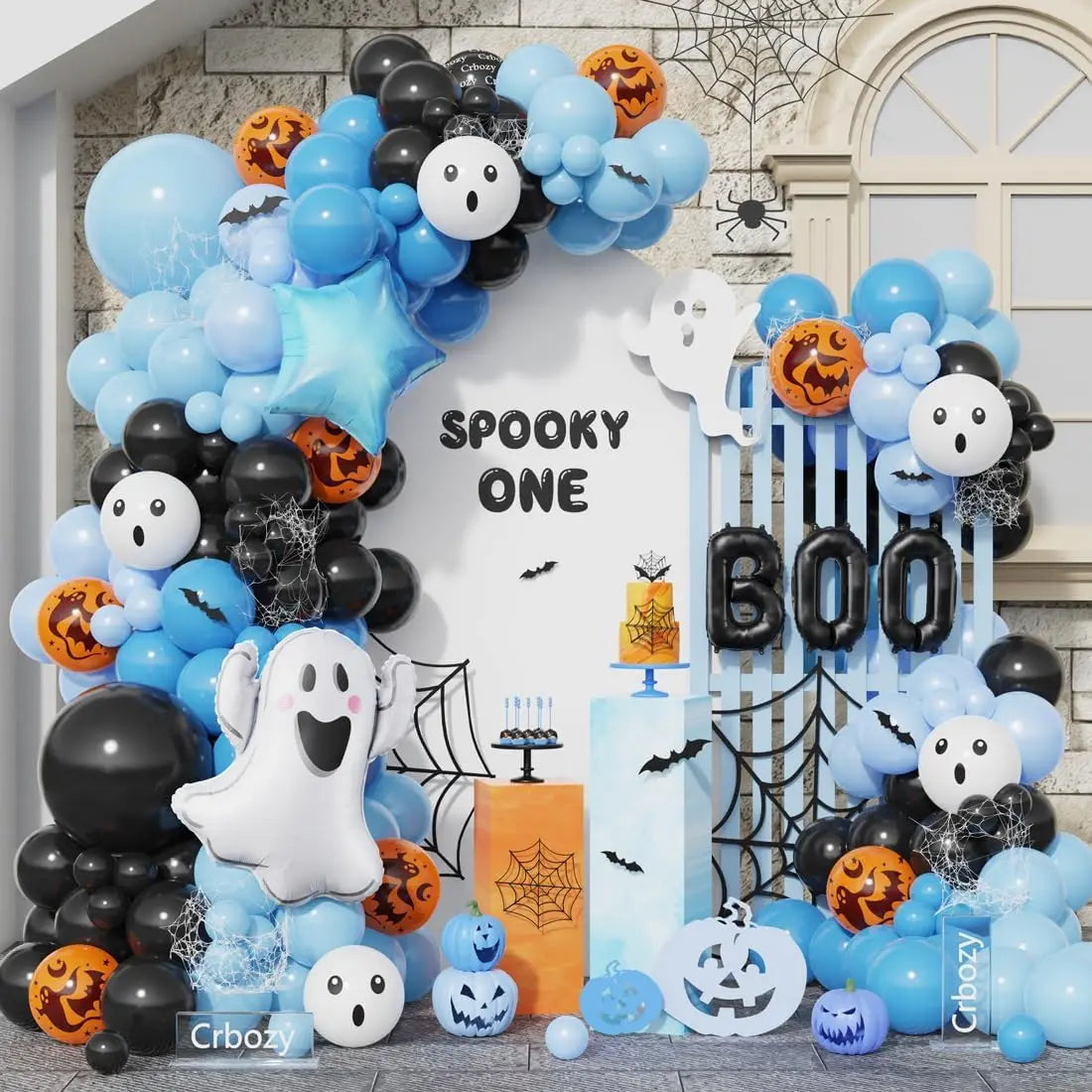 A Little Boo Almost Due Balloon Arch Kit Baby Shower Decor