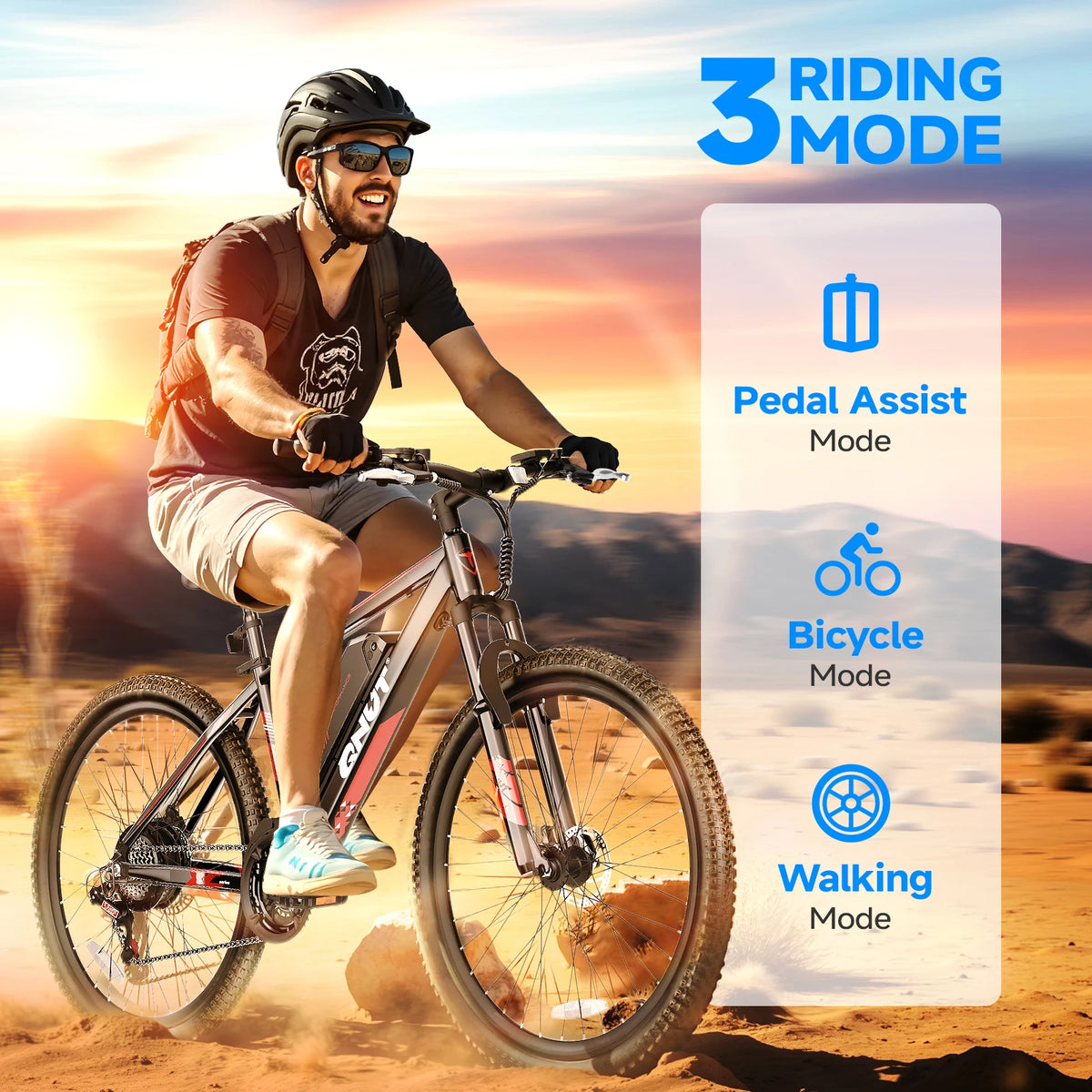 QNUT Victor 3.0 Mountain Electric Bike With 1000 Watt Motor