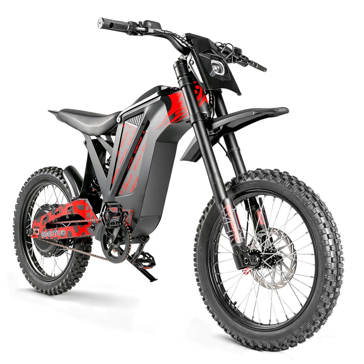 Electric Dirt Bike, 3000W 40MPH Electric-Motorcycle with 48V25AH Battery Ebike, Hydraulic Brakes & Full Suspensions Mountain Off-Road E Dirt Bike,for Teens & Adults