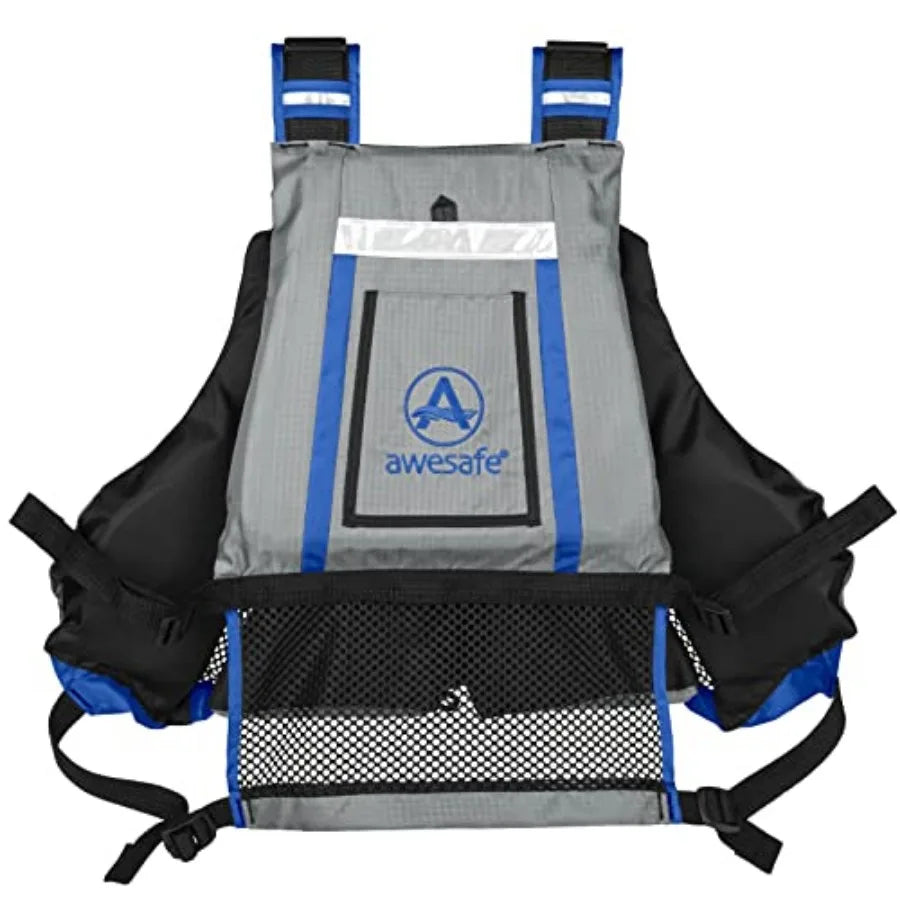 Adult Watersport Safety Polyester Life Jacket Vest For Water Activities